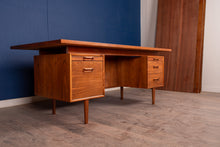 Load image into Gallery viewer, Restored Vintage RS Associates Walnut Executive Desk