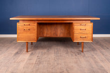 Load image into Gallery viewer, Restored Vintage RS Associates Walnut Executive Desk