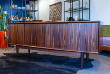 Load image into Gallery viewer, Vintage Bow Front Arne Vodder Brazillian Rosewood Credenza for H.P. Hansen