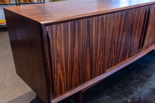 Load image into Gallery viewer, Vintage Bow Front Arne Vodder Brazillian Rosewood Credenza for H.P. Hansen