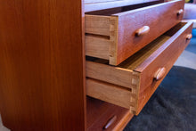 Load image into Gallery viewer, Vintage Dyrlund Teak Secretary Desk/Vanity