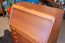 Load image into Gallery viewer, Vintage Dyrlund Teak Secretary Desk/Vanity