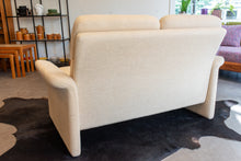 Load image into Gallery viewer, Vintage Cream Upholstered Loveseat
