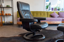 Load image into Gallery viewer, On hold - Leather Recliner and Ottoman