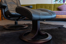 Load image into Gallery viewer, On hold - Leather Recliner and Ottoman