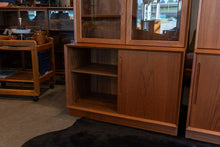Load image into Gallery viewer, Vintage Danish Teak Hutch with Topper