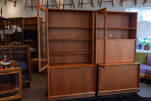 Load image into Gallery viewer, Vintage Danish Teak Hutch with Topper