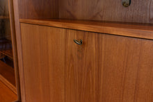 Load image into Gallery viewer, Vintage Danish Teak Hutch with Topper
