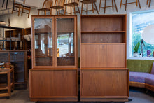 Load image into Gallery viewer, Vintage Danish Teak Hutch with Topper