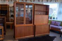 Load image into Gallery viewer, Vintage Danish Teak Hutch with Topper