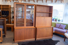 Load image into Gallery viewer, Vintage Danish Teak Hutch with Topper