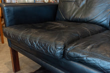 Load image into Gallery viewer, Vintage Hans Olsen Leather Three Seat Sofa and Lounge Chair Set