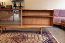 Load image into Gallery viewer, Vintage Teak Display Cabinet/Topper with Custom Base