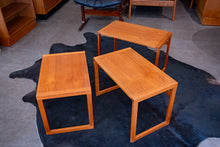 Load image into Gallery viewer, Vintage Teak Nesting Tables - Set of Three