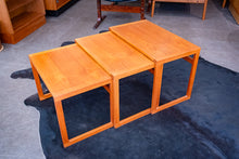 Load image into Gallery viewer, Vintage Teak Nesting Tables - Set of Three
