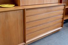 Load image into Gallery viewer, Vintage Modular Teak Cabinet/Hutch