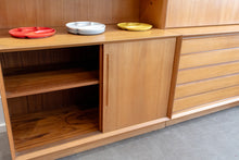 Load image into Gallery viewer, Vintage Modular Teak Cabinet/Hutch