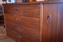 Load image into Gallery viewer, Restored Vintage Walnut Sideboard