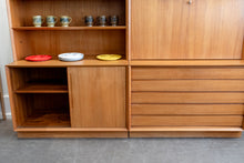 Load image into Gallery viewer, Vintage Modular Teak Cabinet/Hutch