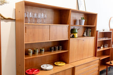 Load image into Gallery viewer, Vintage Modular Teak Cabinet/Hutch