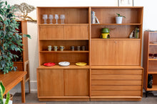 Load image into Gallery viewer, Vintage Modular Teak Cabinet/Hutch