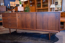 Load image into Gallery viewer, Restored Vintage Walnut Sideboard