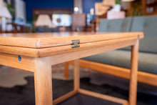 Load image into Gallery viewer, Vintage Teak Expandable Bar Cart with Removable Tray