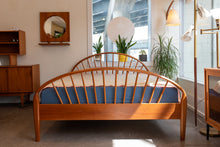 Load image into Gallery viewer, Restored Teak Queen Size Bedframe by Jesper