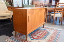 Load image into Gallery viewer, Vintage Poul Hundevad Teak Sideboard with Custom Teak Base