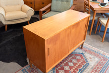 Load image into Gallery viewer, Vintage Poul Hundevad Teak Sideboard with Custom Teak Base