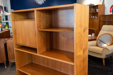Load image into Gallery viewer, Vintage Poul Hundevad Bookshelf with Sliding Cabinet Topper