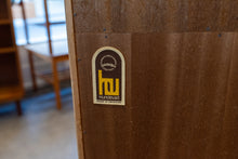 Load image into Gallery viewer, Vintage Poul Hundevad Bookshelf with Sliding Cabinet Topper