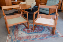 Load image into Gallery viewer, Pair of Vintage France and Son Teak Rocking Chairs