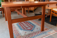 Load image into Gallery viewer, Vintage Teak Dining Table with Two Leaves