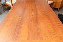 Load image into Gallery viewer, Vintage Teak Dining Table with Two Leaves