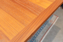 Load image into Gallery viewer, Vintage Teak Dining Table with Two Leaves