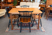 Load image into Gallery viewer, Restored Swedish Teak Dining table with Two Leaves