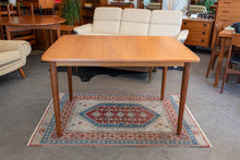 Load image into Gallery viewer, Restored Swedish Teak Dining table with Two Leaves