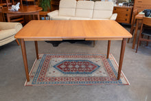 Load image into Gallery viewer, Restored Swedish Teak Dining table with Two Leaves