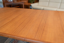 Load image into Gallery viewer, Restored Swedish Teak Dining table with Two Leaves