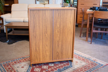 Load image into Gallery viewer, Vintage Lockable Teak Narrow Cabinet