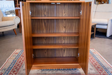Load image into Gallery viewer, Vintage Lockable Teak Narrow Cabinet