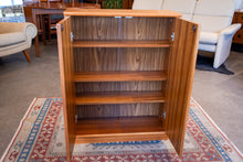 Load image into Gallery viewer, Vintage Lockable Teak Narrow Cabinet
