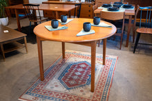 Load image into Gallery viewer, Vintage Danish Teak Round Butterfly Table