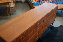 Load image into Gallery viewer, Vintage Eight Drawer Danish Teak Dresser