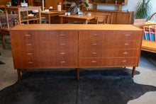 Load image into Gallery viewer, Vintage Eight Drawer Danish Teak Dresser