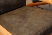 Load image into Gallery viewer, Vintage Teak Arne Vodder Lounge Chair Pair in Brown Leather