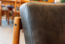 Load image into Gallery viewer, Vintage Teak Arne Vodder Lounge Chair Pair in Brown Leather