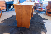 Load image into Gallery viewer, Curved Wooden Desk
