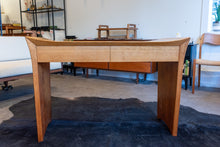 Load image into Gallery viewer, Curved Wooden Desk